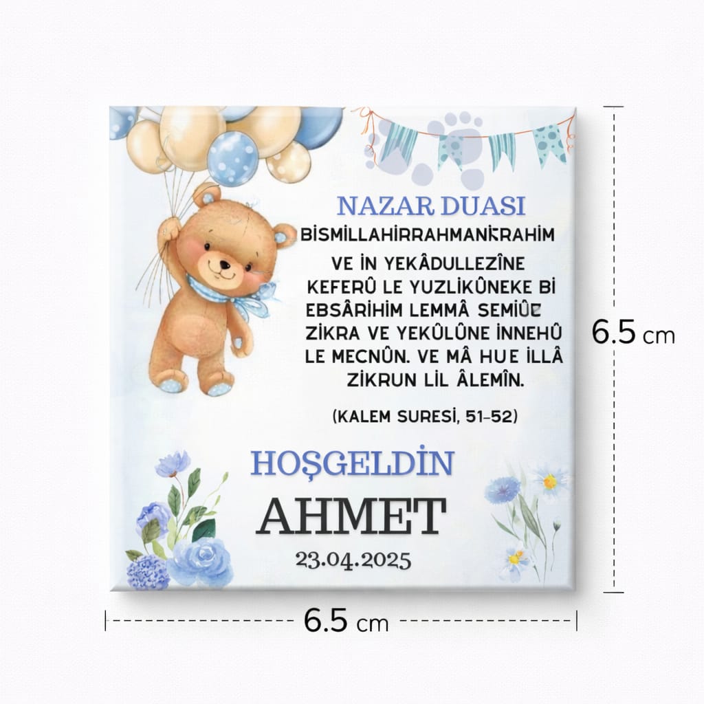Doğum Günü,Yaş Günü,Hoş Geldin Bebek Hediyelik Magnetler(30 Adet)