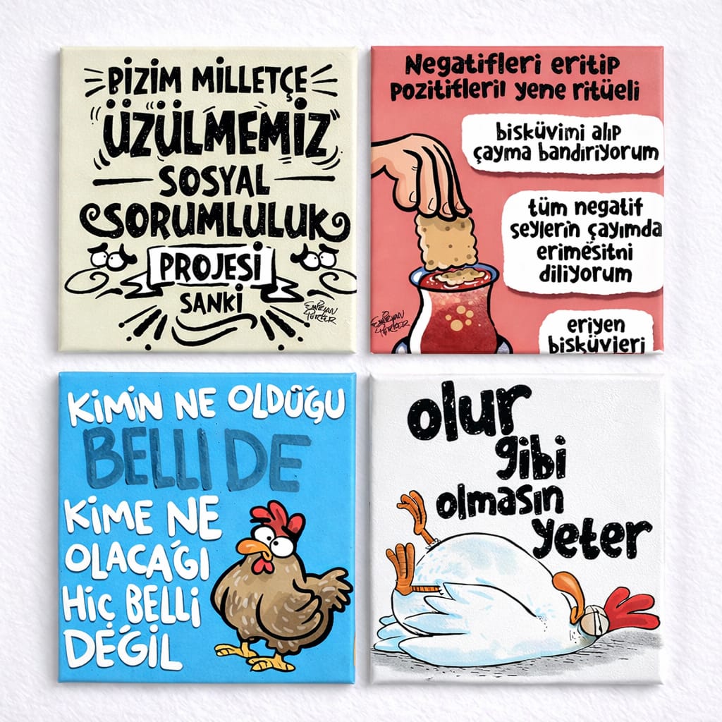 Kişiye Özel Magnetler 12'li Set