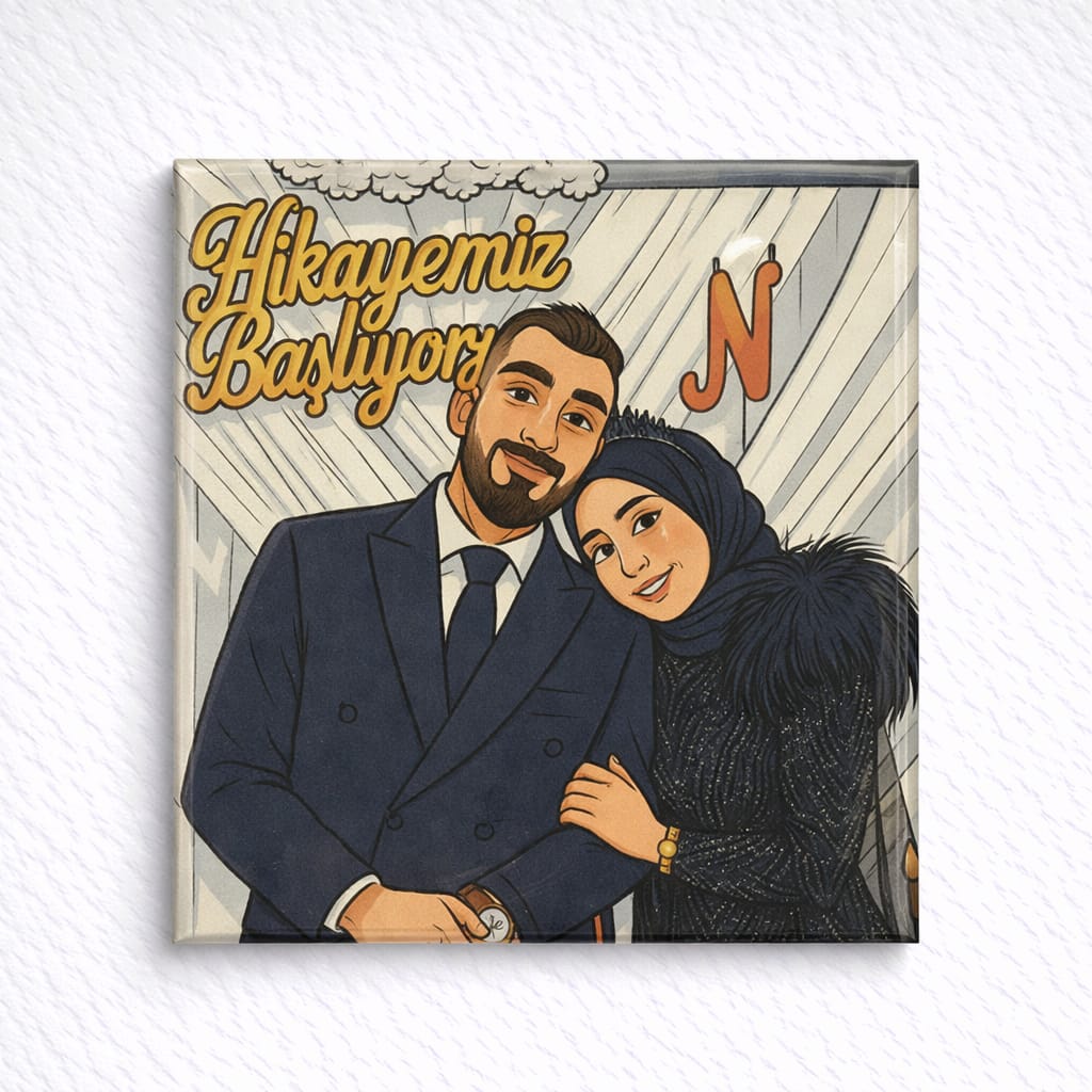 Söz,Nişan&Düğün Hatıra Megnetler (50 Adet)